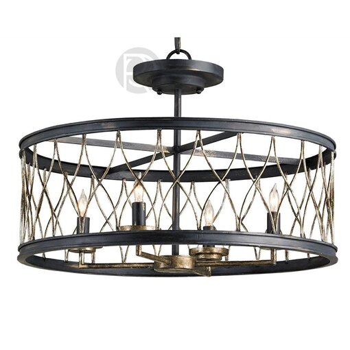 Hanging lamp CRISSCROSS by Currey & Company