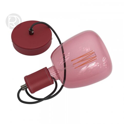 Pendant lamp LEATHER Single by Cables
