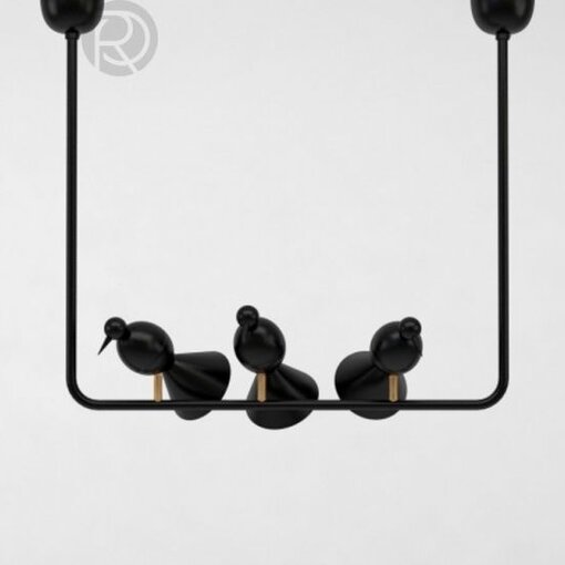 Pendant lamp ALOUETTE THREE BIRDS by Atelier Areti