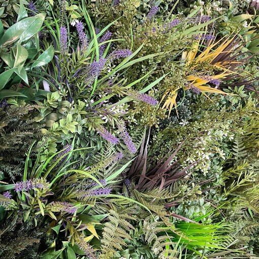 Artificial panel MIXED FOLIAGE by Green Walls