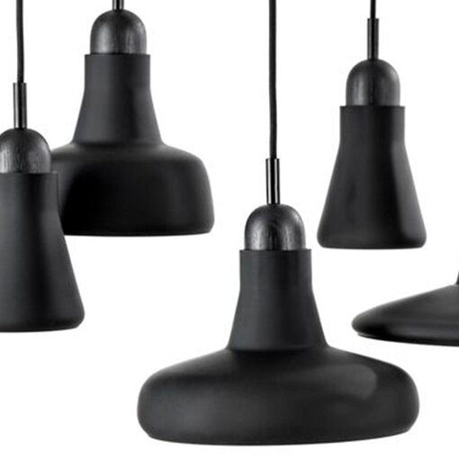 Hanging lamp SHADOWS MATT BLACK by Brokis