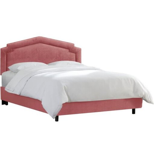 Double bed 180x200 cm pink Nina