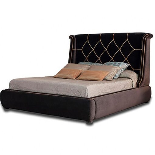 Single bed 90x200 Tecni Nova brown
