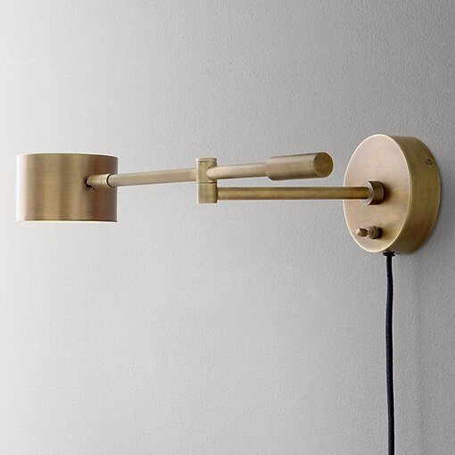 Wall lamp AGED BRASS by Restoration Hardware
