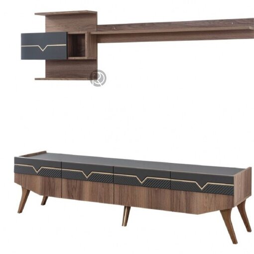 Set of cabinet and shelf AXIS by Romatti