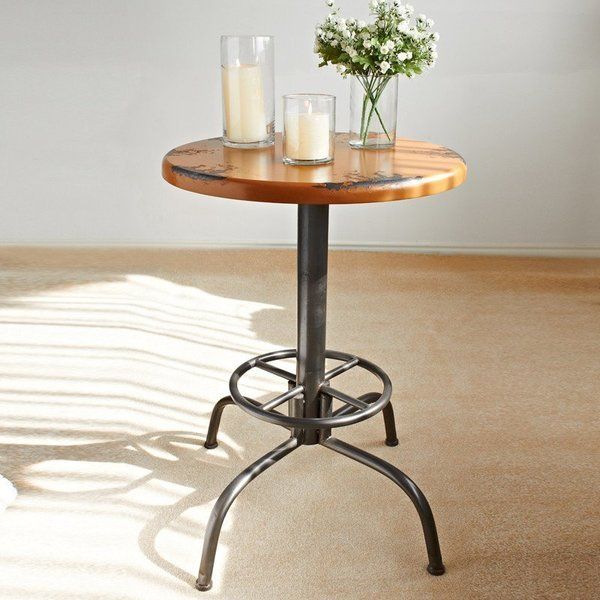 Designer tables on a metal frame for cafes and restaurants