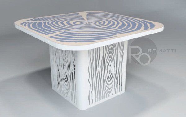 Designer tables on a metal frame for cafes and restaurants